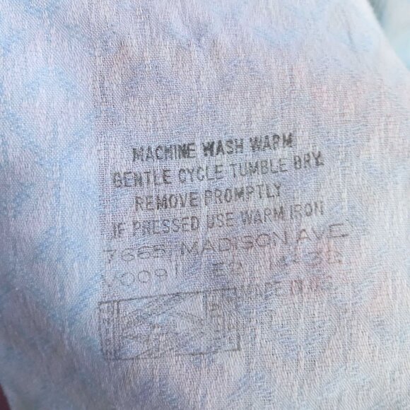 Vintage Men's Small Shirt 1970's Arrow Surrey Decton Perma-Iron 14.5-32 Disco - Picture 3 of 5